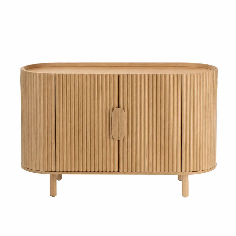 Credenza in Legno di Rovere con 2 Ante
