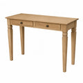 Consolle in legno di rovere con cassetti 120x40x76 cm