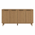 Credenza in Legno di Rovere con Ante a Battente