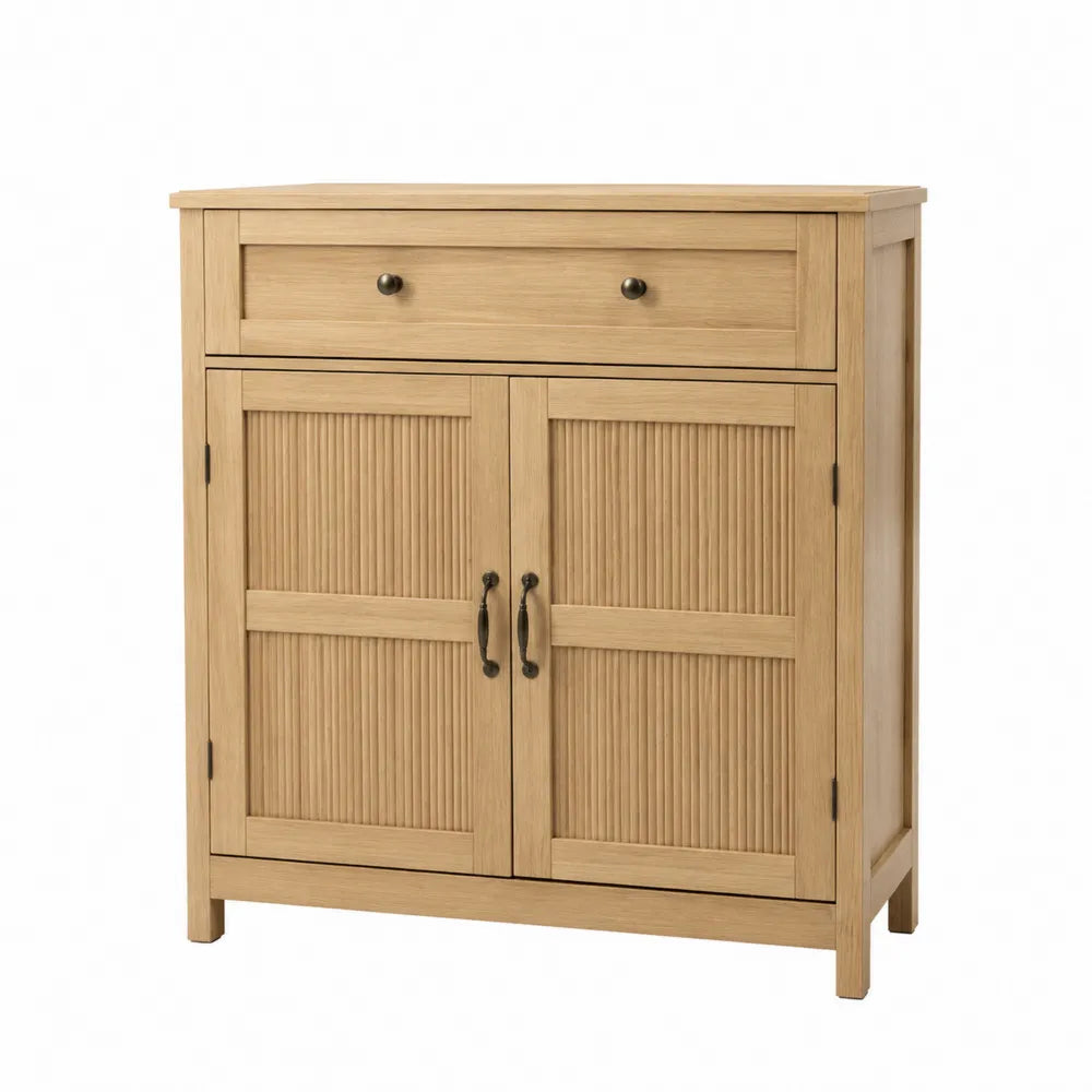 Credenza in Rovere con 2 Ante e 1 Cassetto